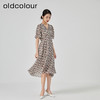 oldcolour夏收腰显瘦法式气质碎花长款连衣裙减龄女N23101330 商品缩略图4