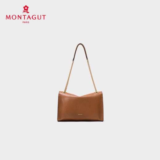 梦特娇女包新款简约大容量链条包腋下包通勤高级感休闲单肩包牛皮女士斜挎包 商品图2