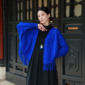 【爆款新品】花枝迎雀毛织流苏外套 | 四个花色 | 现货加急发