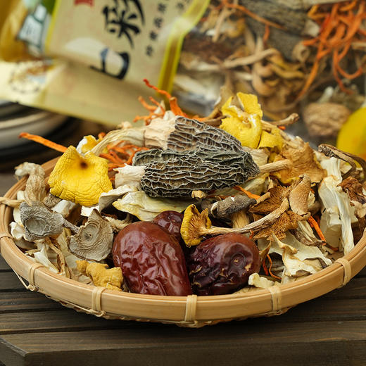 云南保山施甸山之喜七彩菌汤包（实惠版）100克/袋 商品图3