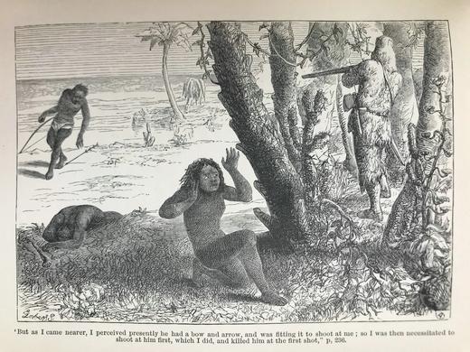 1893年 鲁滨逊漂流记 配多幅插图 漆布精装32开 商品图7