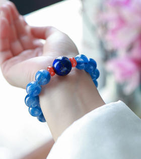 【极品 捡漏】高冰透蓝晶石手串 CR