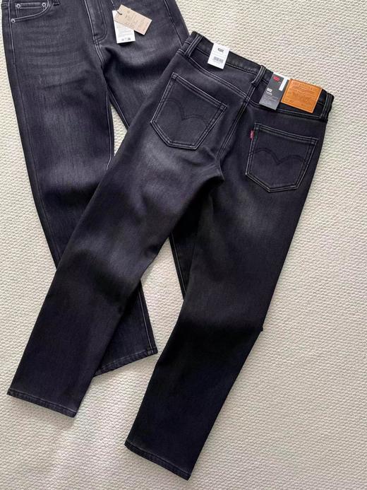 D110707秋冬新款男士锥形加绒休闲水洗牛仔裤 商品图4