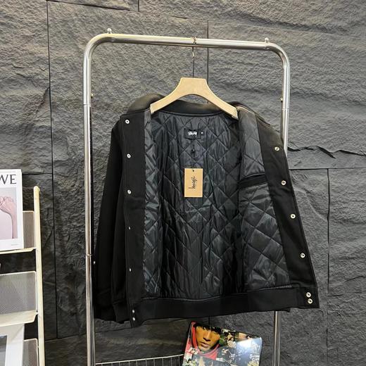 D110705新款徽章贴布刺绣棒球服加棉夹克棉服男女同款 商品图2