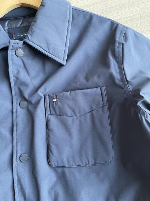 D110750秋冬男防水耐磨衬衫领无绗缝羽绒服外套 商品图11