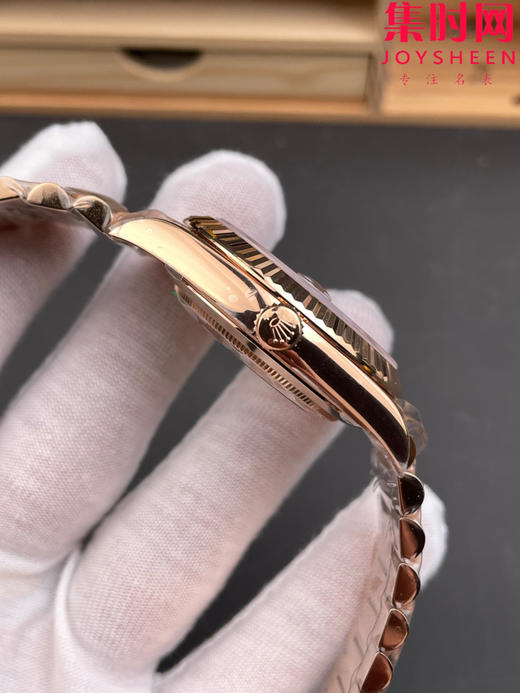 RC配重版 重量200克+ 玫瑰金咖啡盘DD 劳力士星期日历型系列 日志40mm 商品图3