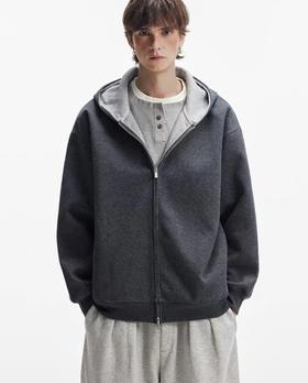 大鹅同款  高克重连帽卫衣外套   男女同款