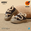 ANNIL/安奈儿童鞋女童可爱加绒毛毛鞋冬季加绒加厚休闲鞋宝宝可爱棉鞋鞋子HG5412664 商品缩略图0