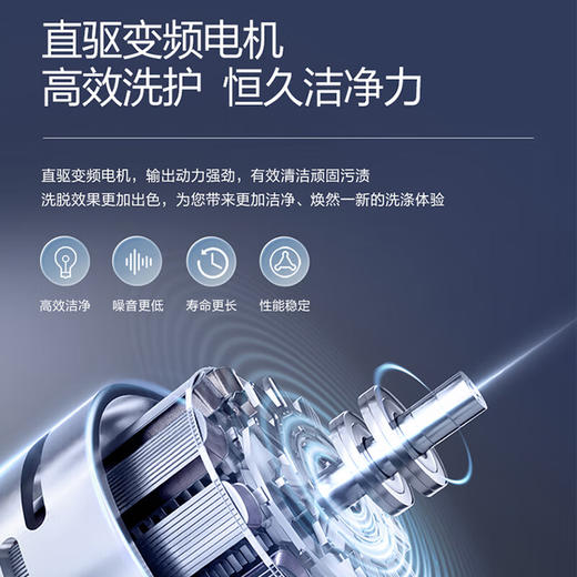 海尔（Haier）波轮洗衣机全自动13KG 25年新品丨双动力+智慧球+494大筒+智投精华洗 商场同款XQS130-MBDEV88A9U1 商品图2