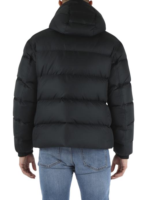 【超惠秒】BOSS 男士连帽徽标贴片绗缝抗寒保暖羽绒服外套12301 商品图5