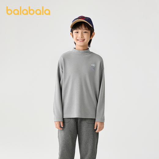 【商场同款】巴拉巴拉童装儿童长袖t恤男童女童2025冬季新款百搭 商品图1