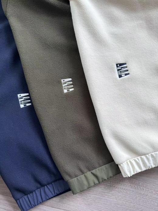 D110762日系全开襟多口袋摇粒绒情侣款外套 商品图5