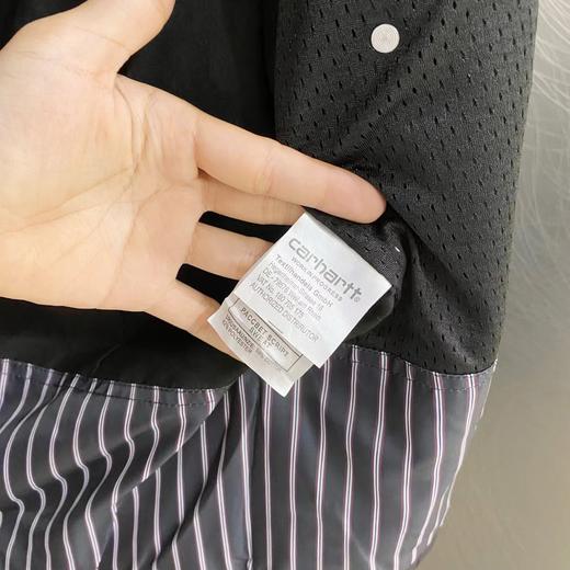 D110759联名款拼接皮革logo翻领皮衣夹克外套 商品图8