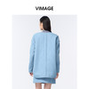 VIMAGE纬漫纪内外可两穿休闲减龄时尚2025冬季新款保暖外套V2403114 商品缩略图4