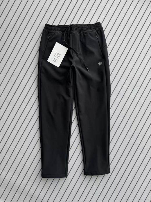 D110732情侣针织修身加绒加厚保暖运动休闲长裤 商品图5