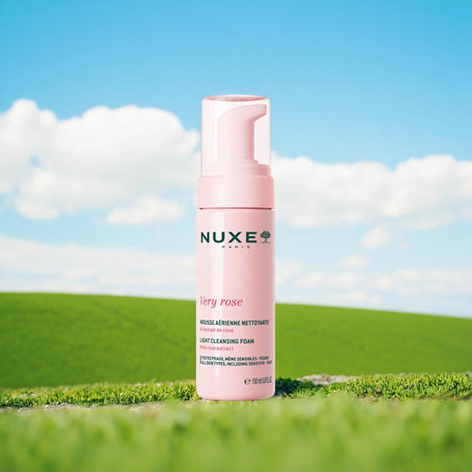 欧树新包装!Nuxe玫瑰花瓣洁面慕斯150ml温和清洁 商品图1