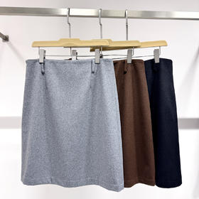 （大长腿）火桐hooton 秋冬厚款绵羊毛毛呢短半裙9939