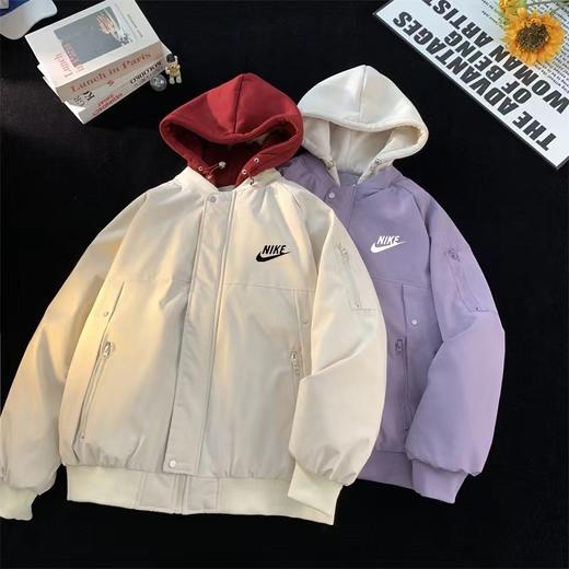 D110777新款轻量化质地功能性连帽棉衣棉服 商品图1