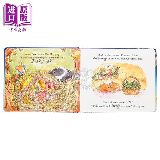 【中商原版】彼得兔 棉尾兔的圣诞树 Peter Rabbit The World of Peter Rabbit Cotton-tails Christmas Tree 英文原版 纸板书 商品图3