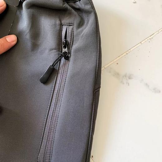 D110790长裤男款户外防雨直筒长裤运动裤子软壳加绒裤 商品图9