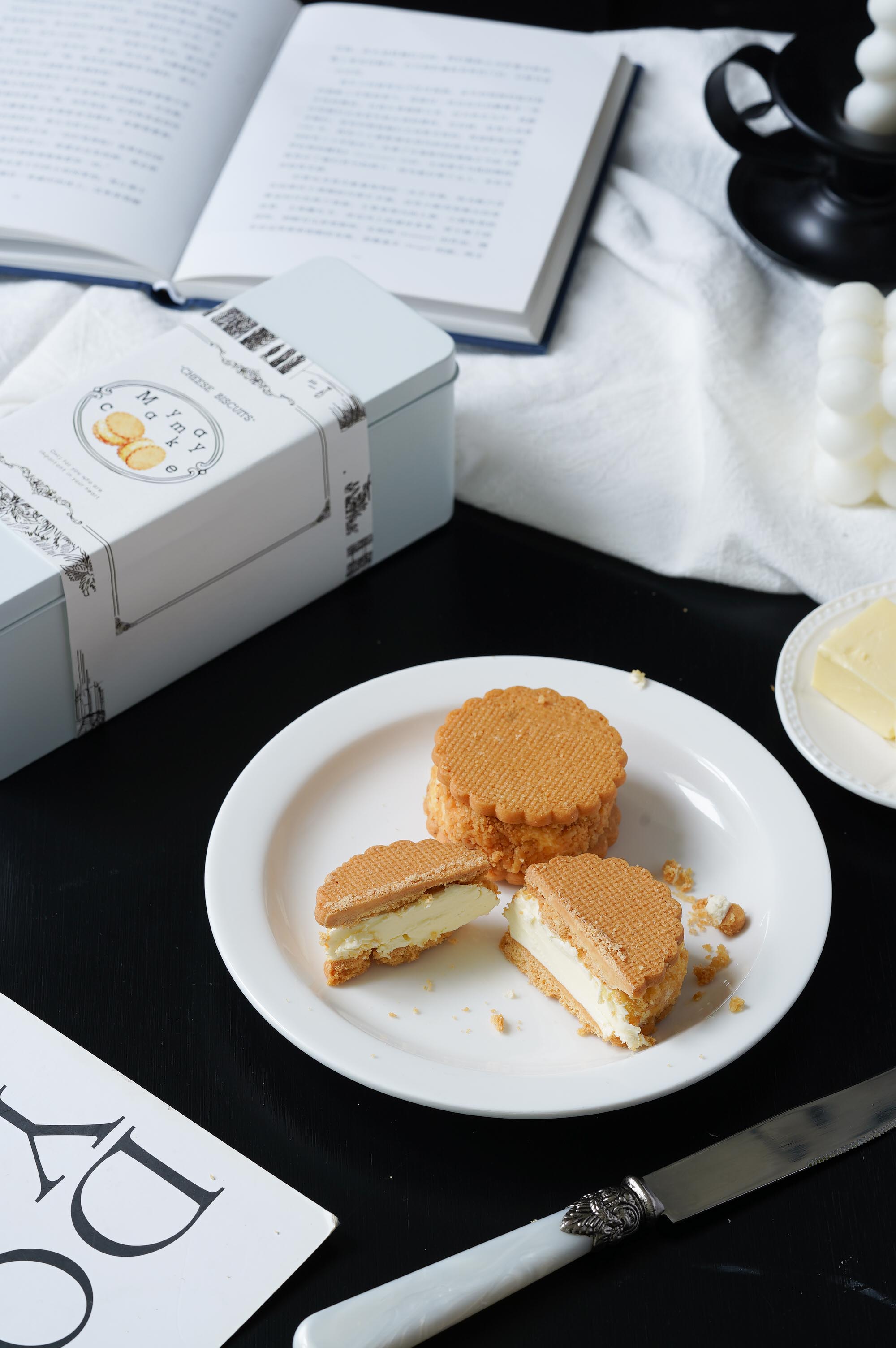 kiri芝士·白脱饼干