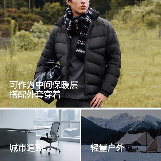 森马羽绒服男三防外套轻量薄款羽绒内胆立领上衣2025新款冬装保暖 商品图2