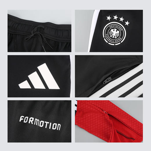 小李子ADIDAS阿迪达斯德国球迷版足球运动训练收腿裤成人男KB4442 商品图3