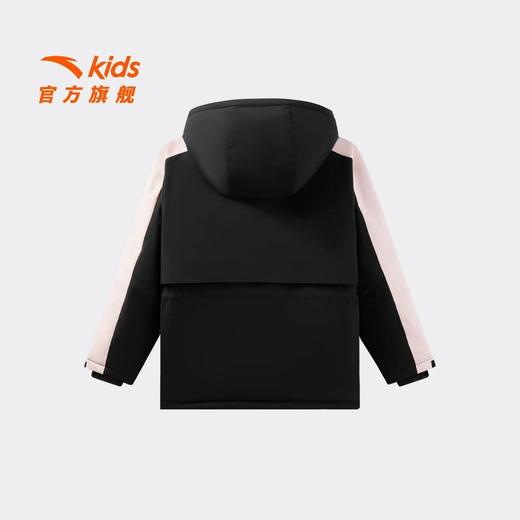 【春上新】【8.8折】8楼安踏儿童火山岩六度芯户外系列女大童羽绒服2025冬新款保暖户外四防羽绒服【基础黑】 吊牌价：1099 活动价：967.12 商品图1