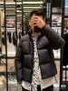 D110734秋冬新款Besbre立领小羊皮防风条羽绒夹克外套男女同款 商品缩略图4