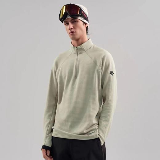 D110731男女情侣POLARTEC抓绒亲肤保暖滑雪中层针织套头衫 商品图4