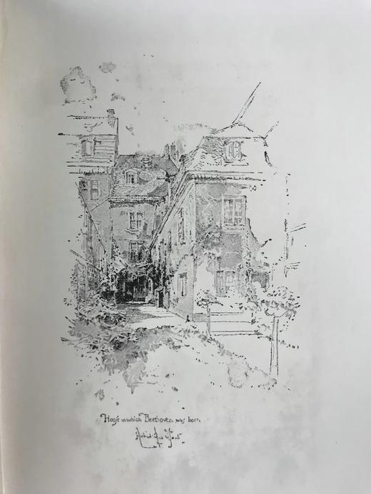 1927年 贝多芬传 14幅插图 漆布精装32开 商品图6