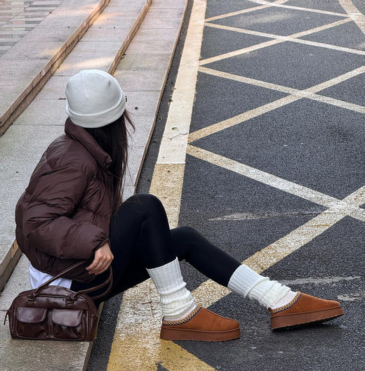 专属 - 秋冬提前囤【Cade Konty增高加绒厚底老北京雪地靴】半拖/包跟可选  脚感超级舒服，搞定各种搭配的万能棉鞋！行走的暖脚宝 商品图3