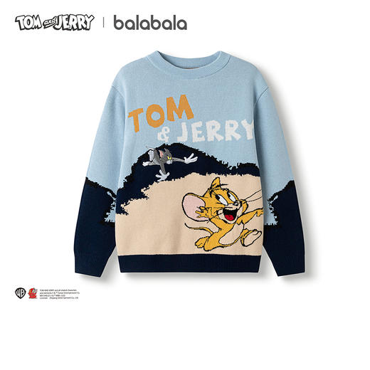 【猫和老鼠IP商场同款】巴拉巴拉童装男童毛衫儿童2025冬新款毛衣 商品图4