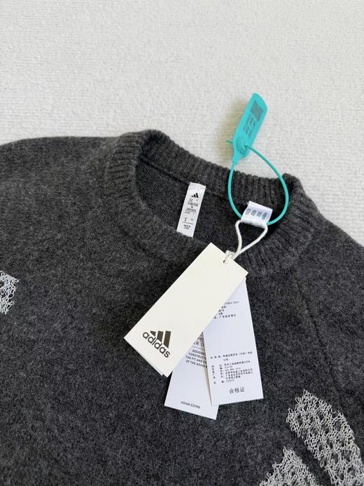 D110711简约休闲百搭长袖圆领针织毛衣男女同款JW6682 商品图4