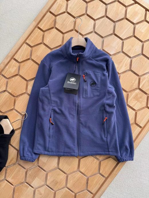 D110708秋冬双面摇粒绒拉链衫男士户外轻徒步防寒保暖外套 商品图4