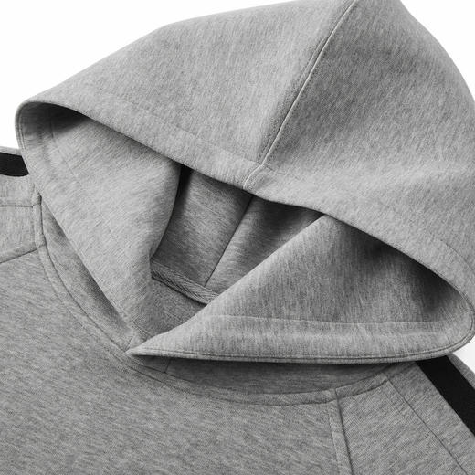 gxg.jeans男装  灰色肩部条纹设计宽松连帽卫衣男士 25年冬热卖款 商品图2