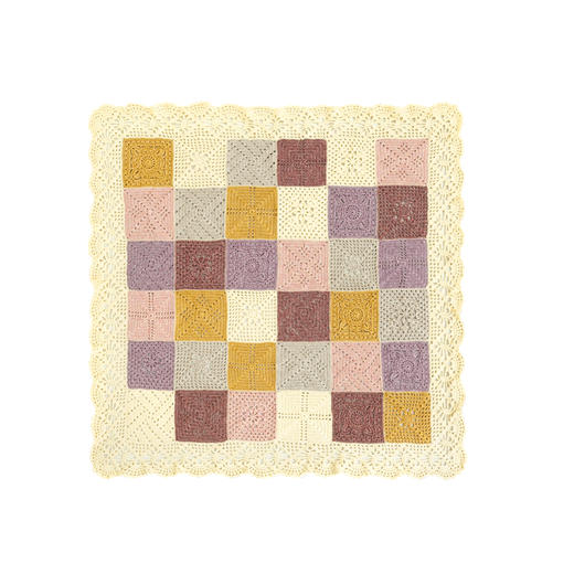 苏苏姐家晓雾拼花毯手工DIY编织钩针家居毛线毛线团自制材料包 商品图4