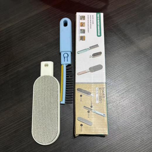 【加强升级款！除毛四合一！】双面静电刷 床单被除毛刷 宠物毛发粘毛器 刷子衣物羊绒毛大衣刷毛器 商品图7