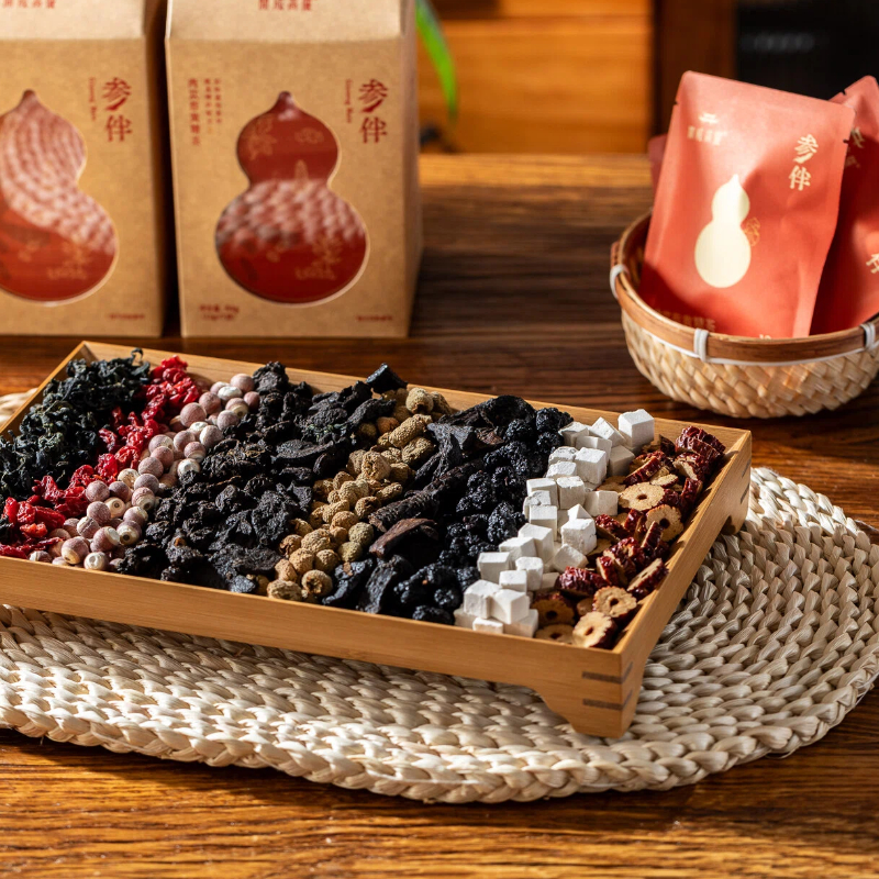 开成高儷参伴肉苁蓉黄精茶|遵循古方，甄选10味道地食材配伍，可煮可泡，乌发补精力|冬茶|养胜茶