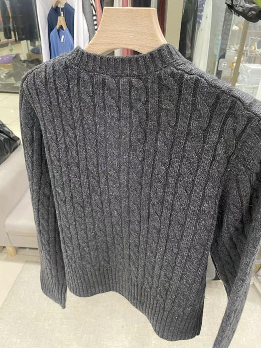 D110704冬新款时尚百搭羊毛混纺纱针织麻花毛衣女款 商品图10