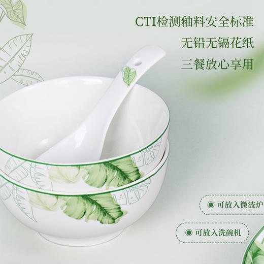 罗莱礼品-蕉叶食欢四人食16头餐具礼盒 商品图4