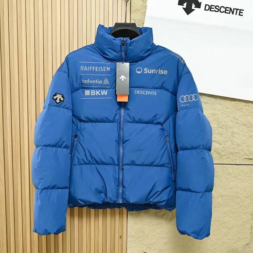 D110721时尚百搭2025冬季宽松版型鹅绒立领短款羽绒服男女同款 商品图5