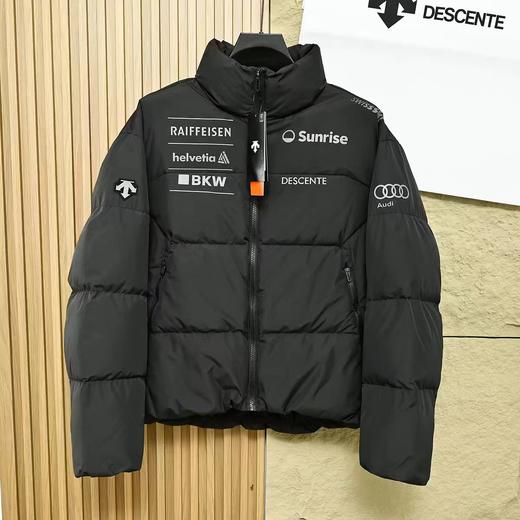 D110721时尚百搭2025冬季宽松版型鹅绒立领短款羽绒服男女同款 商品图3