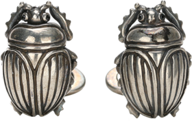 8050941159741 GIORGIO ARMANI 男式复古轻奢精致个性豹头衬衫西服袖扣