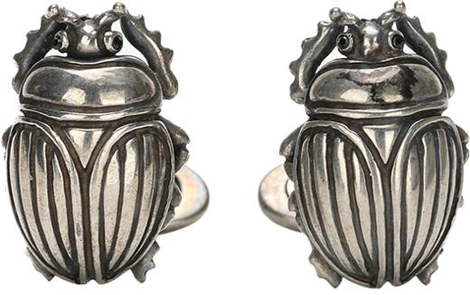 8050941159741 GIORGIO ARMANI 男式复古轻奢精致个性豹头衬衫西服袖扣 商品图0