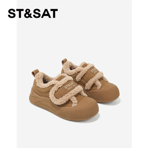 【童鞋】星期六加绒包头防撞保暖男女童棉鞋SSD4192L1D 商品图1