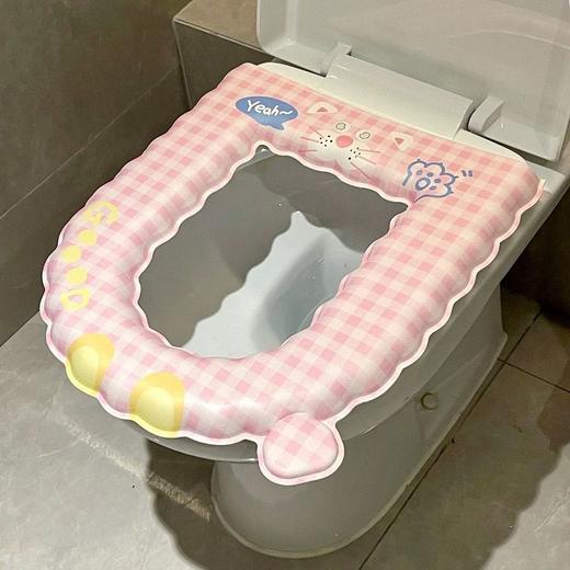 💰17.9元🉐5个❗细菌滋生⚠️卫生间必囤【可爱动物防水马桶垫】颜值与实力并存‼️ ✅四季通用 加厚防水👉 干净又卫生~  商品图7