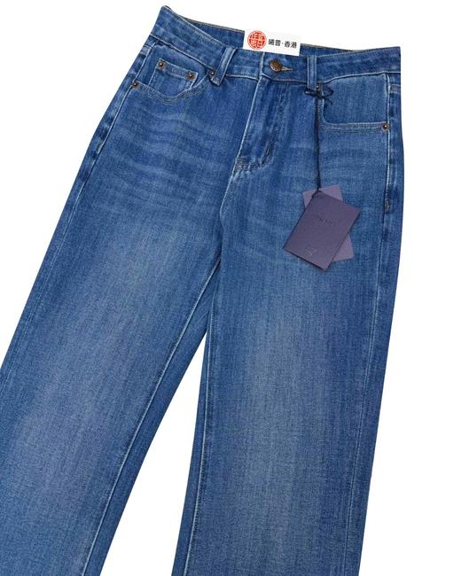 女款洗水微喇牛仔裤长裤la020 商品图2