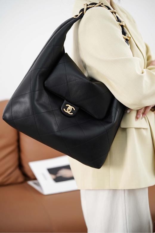 香奈儿  𝟐𝟓𝐤 嬉皮𝐇𝐨𝐛𝐨包  大号（LZ） 商品图7