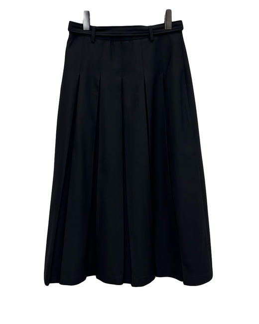 女款腰带中长百褶裙半裙he010 商品图1